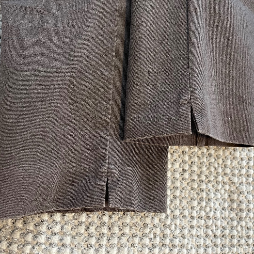 PURE Collection Cropped Grey Cotton Pants - Picture 4 of 4